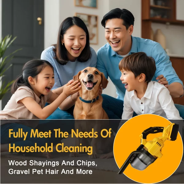 Vacuum Cleaner Cordless Handheld 20V Electric Vacuum Designed 500W Car Cleaning Hard Floor Household Appliance Carpets Household - Image 5