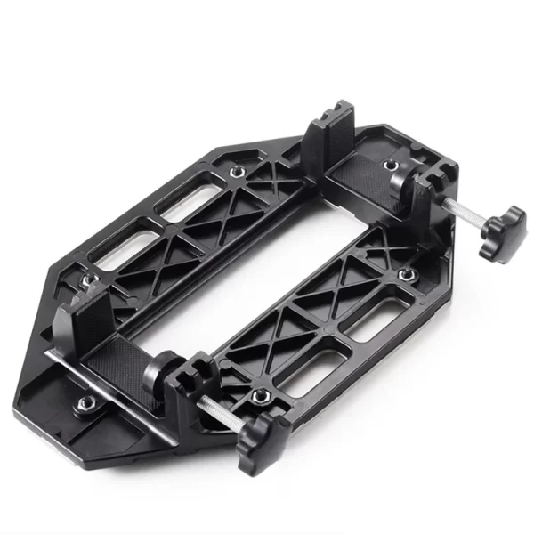 Door Hinge Jig,Woodworking Hole Opener Slotting Locator Aluminum Alloy Door Hinge Installation Kit for Door Lock Installation - Image 5