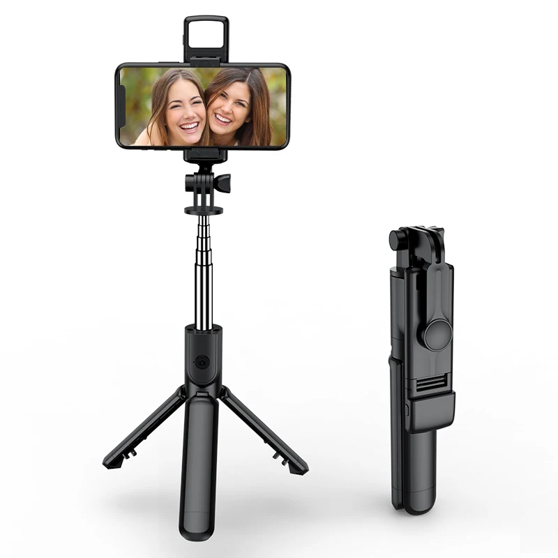 Portable Wireless Selfie Stick Extendable Tripod Stand With Bluetooth Remote for iPhone Android Vlog Live Streaming Bracket - Image 8