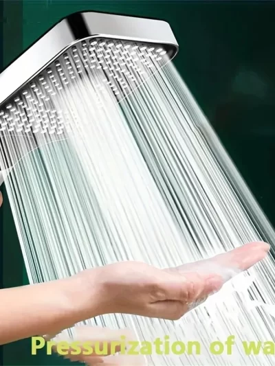 Adjustable Shower Head 3 Mode Rainfall Shower Large Flow Showerhead High Pressure Water Saving Shower Mixer