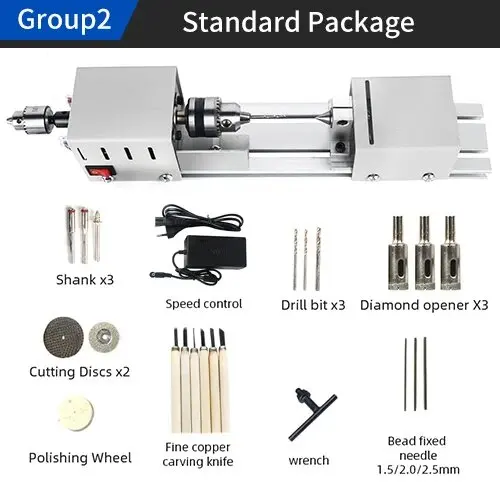 12-24V Buddha Bead Machine Multifunction Mini Lathe Compact Lathe Turning Center for Wood Sanding Polishing Jewelry Rotary Tools - Image 7