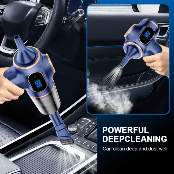 ABS Wireless Car Vacuum Cleaner Home Appliance Sofa Office High-Power - Image 4