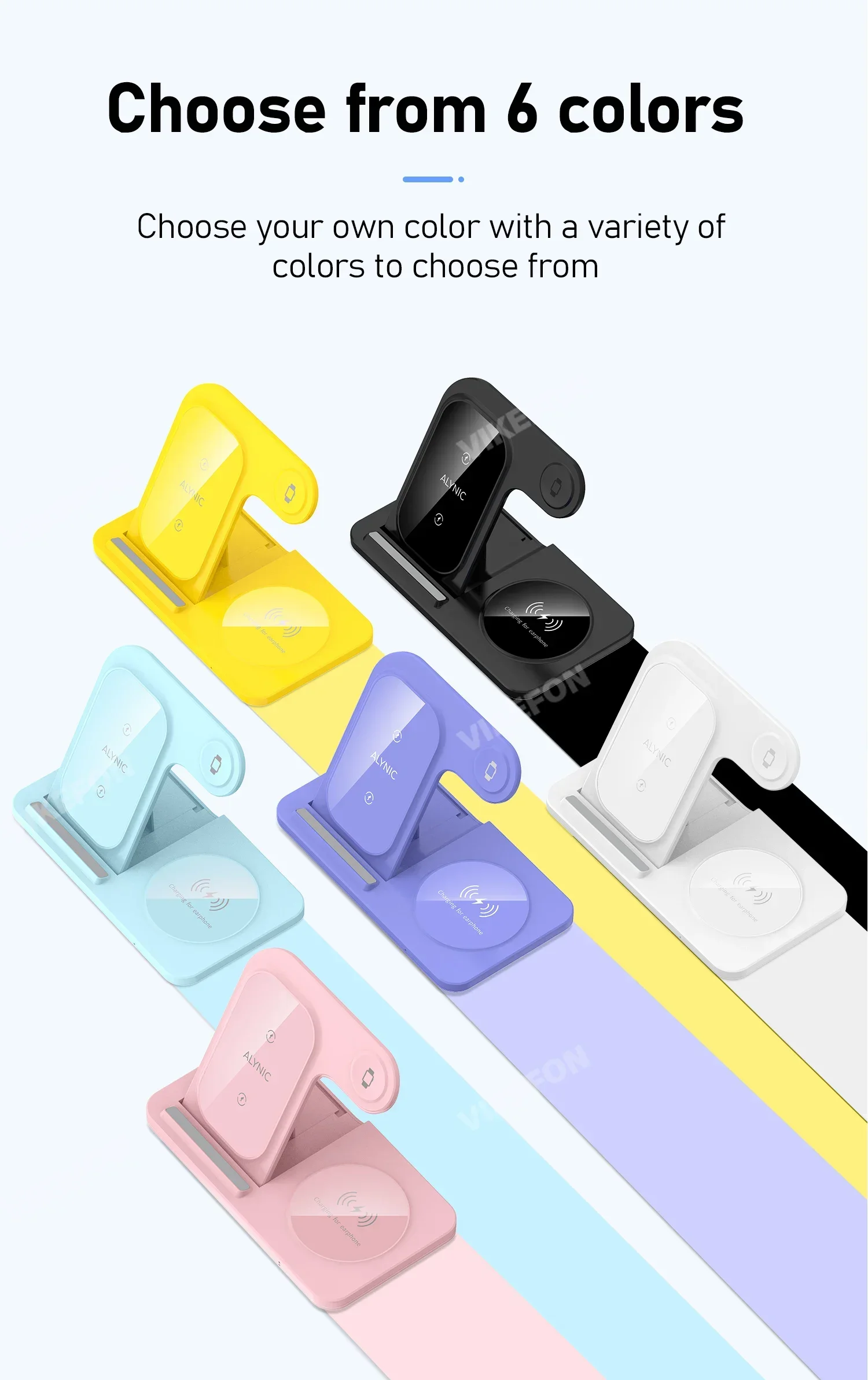 30W LED Fast Wireless Charger Stand 3 in 1 Foldable Charging Station For iPhone 15 14 13 12 11 Apple Watch 9 8 7 6 5 Airpods Pro - Image 39