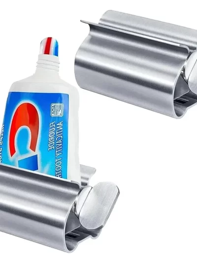 1pc Stainless Steel Wringer Roller Rotate Dispenser for Ointments Cosmetics Bathroom Accessories Toothpaste