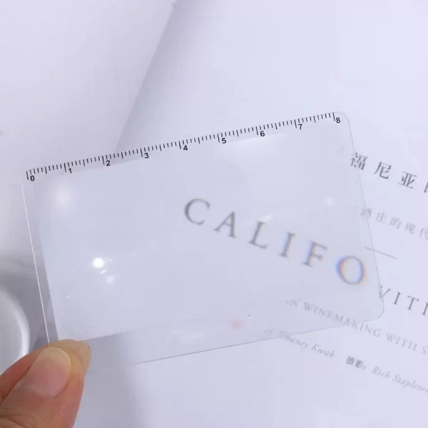 Card Size With Scale Reading Glass Fresnel Lens Outdoor Focused Ignition Book Page Magnification Magnifier Sheet X3 Magnifying - Image 8