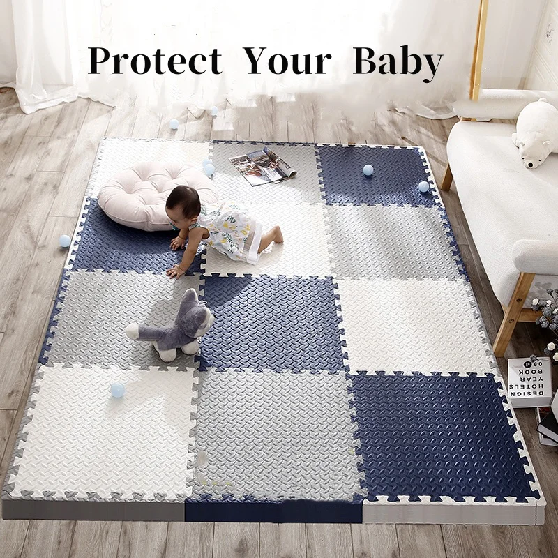 16pcs 30*30cm Puzzle Mat For Children Thick Baby Play Mat Kids Carpet Mats EVA Foam Rug Children Room Activities Mat For Baby - Image 2