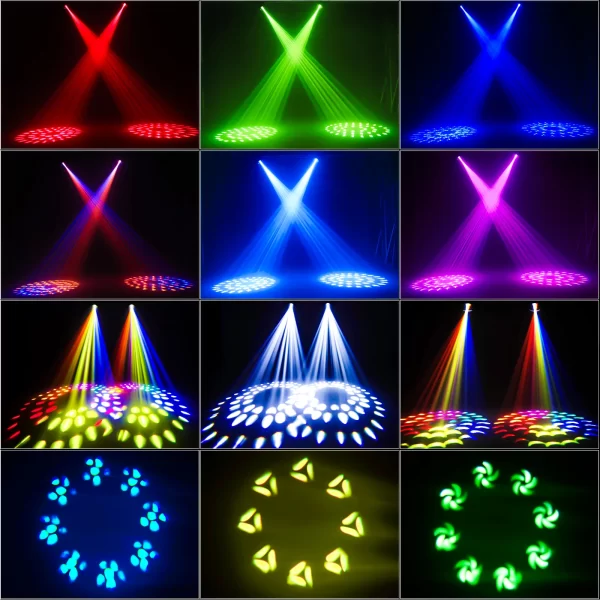 U'King 280W Beam Moving Head Light DMX512 16CH Rainbow Effect Pattern Light 10R 3in1 LED Stage Light - Image 2