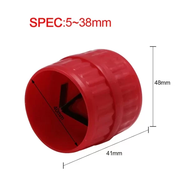 Brass Pipe Chamfering 5mm-38mm Internal External Tube Pipes Metal Tubes Heavy Duty Deburring Tool - Image 13