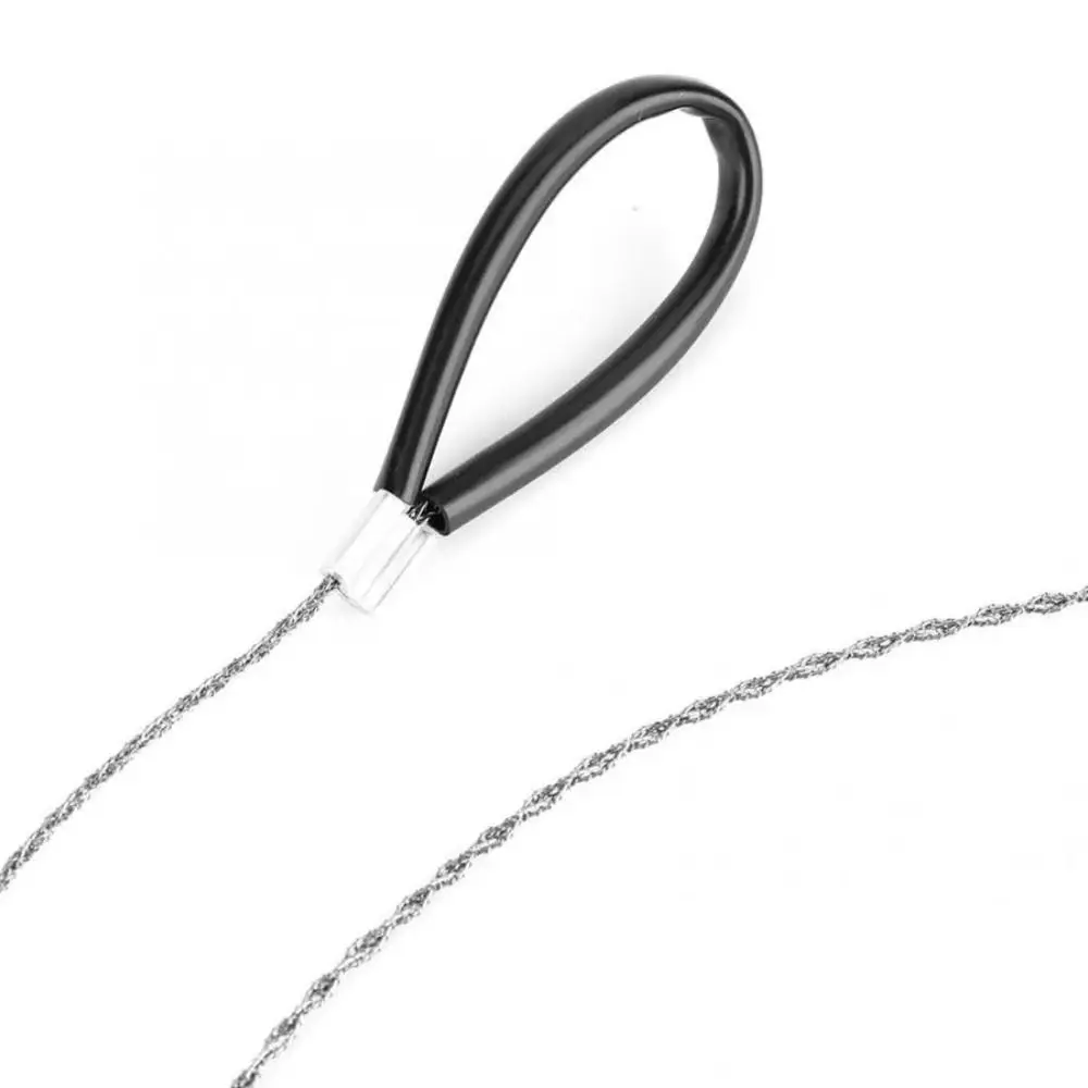 4-strand Stainless Steel Wire Saw with Handle Strong Outdoor Camping Survival Tool - Image 2