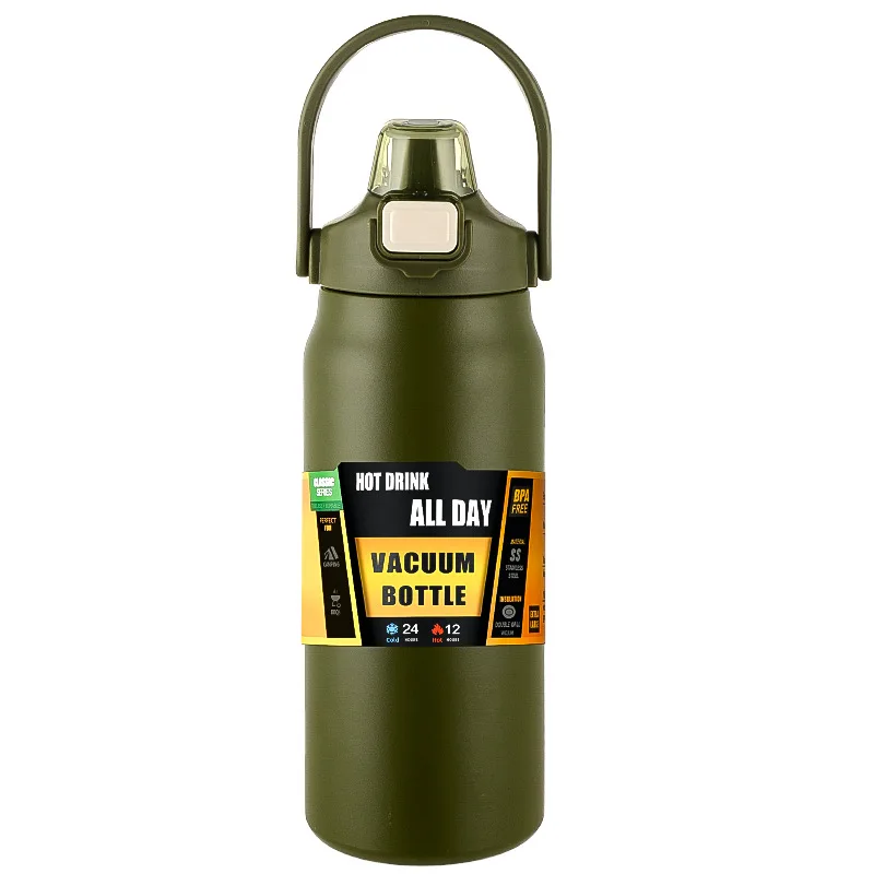 Portable Thermos with Straw 304 Stainless Steel Thermal Mug Tumbler Coffee Cup Sports Vacuum Flasks Cold and Hot Water Bottle - Image 13