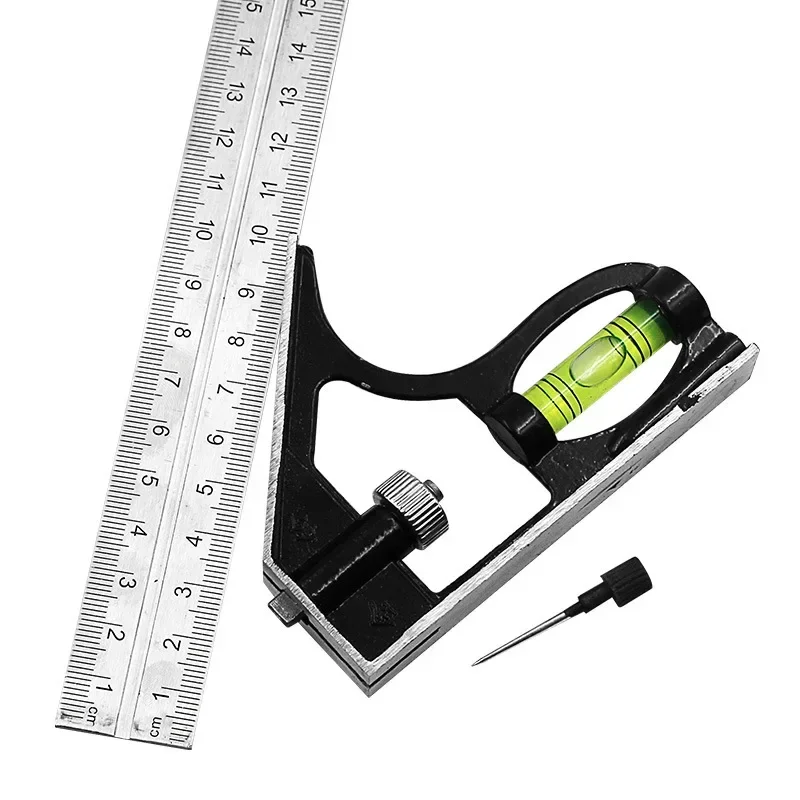300mm Stainless Steel Angle Combination Square Ruler - Image 6
