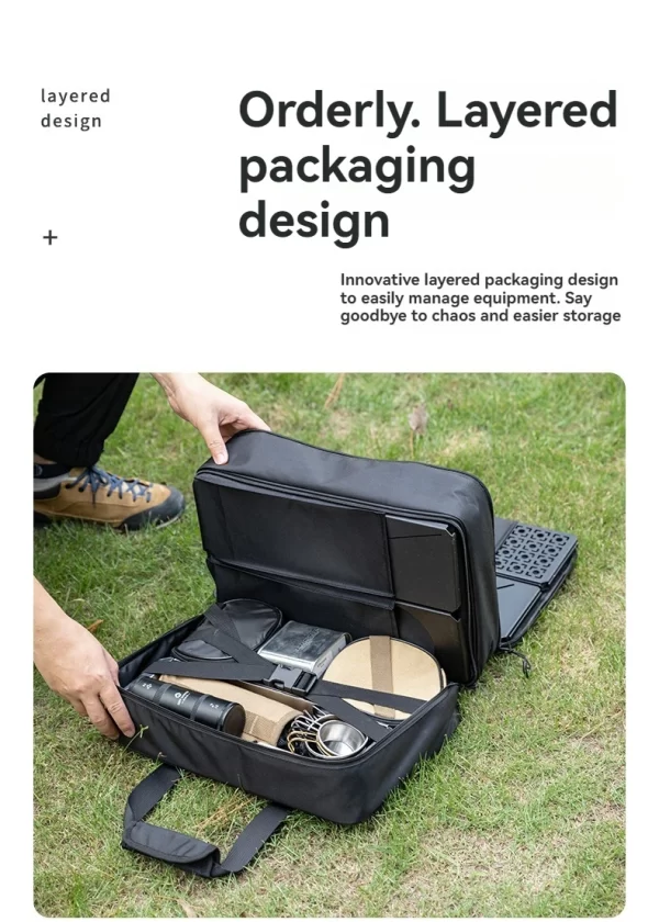 CAMPINGMOON BK-46 Large Capacity Storage Bag Camping IGT Module Collection Storage Bag - Image 11