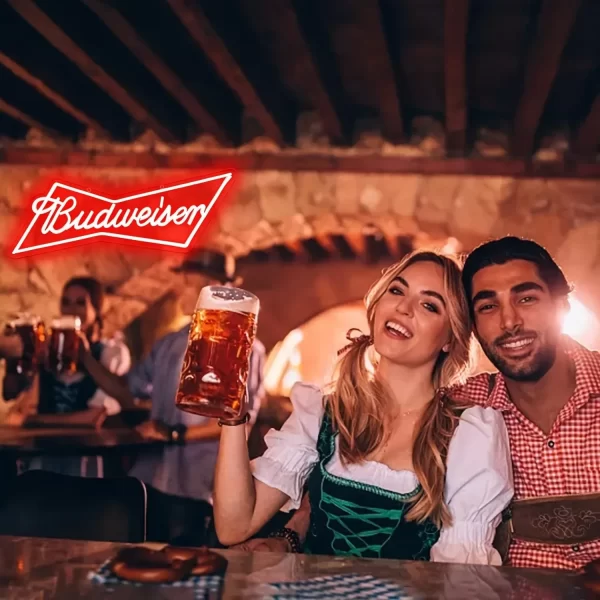 budweiser logo beer bar Neon Signs  Bar Neon Beer Light Sign - Image 5