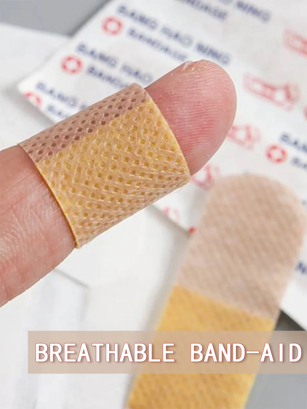 50/100Pcs Waterproof Breathable Cushion Adhesive Plaster Wound Hemostasis Sticker Band First Aid Medical Gauze Bandage band,aids - Image 8