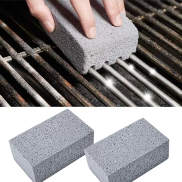 Outdoor BBQ Grill Cleaning Block Brick Grill Stone Cleaning Racks Stains Grease Cleaner BBQ