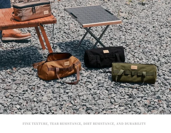 Outdoor Picnic Carrying Case Camping Bag Cutlery Pouch Larg Capacity Tableware Handbag - Image 19
