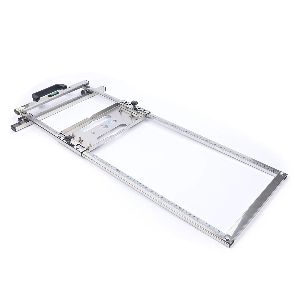 4 Inch Circular Saw Trimmer Machine Adjustable Angle and Depth Edge Guide Positioning Frame Cutting Board Tool Stainless Steel - Image 5