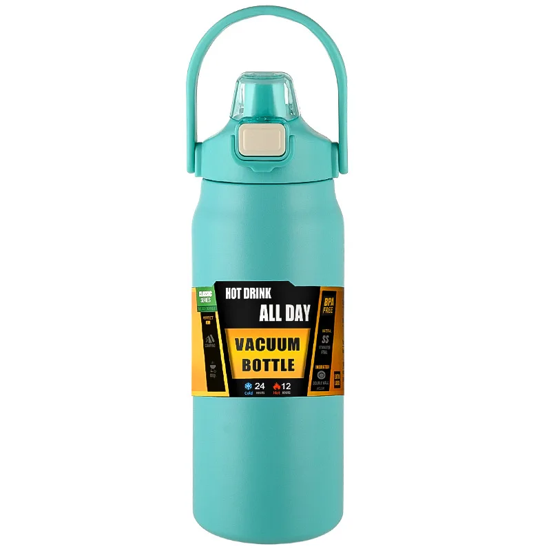 Portable Thermos with Straw 304 Stainless Steel Thermal Mug Tumbler Coffee Cup Sports Vacuum Flasks Cold and Hot Water Bottle - Image 7