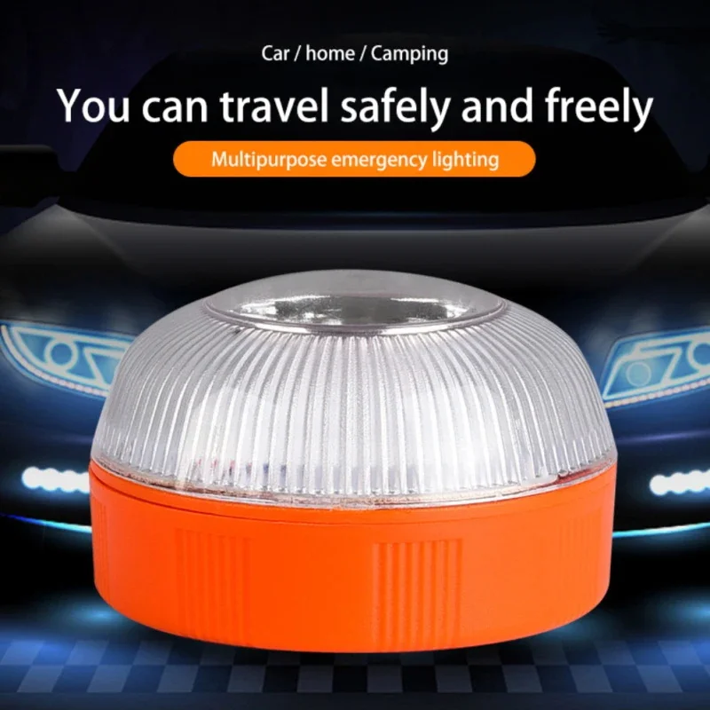 Led Car Emergency Light V16 Flashing Light Magnetic Induction Road Accident Light Portable Strobe Warning Light - Image 11