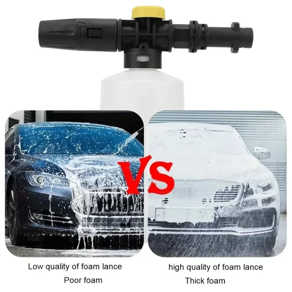 750ML Snow Foam Lance Car Soap Foam Generator High Pressure Washers For Karcher K2 K3 K4 K5 K6 K7 Adjustable Sprayer Nozzle - Image 14