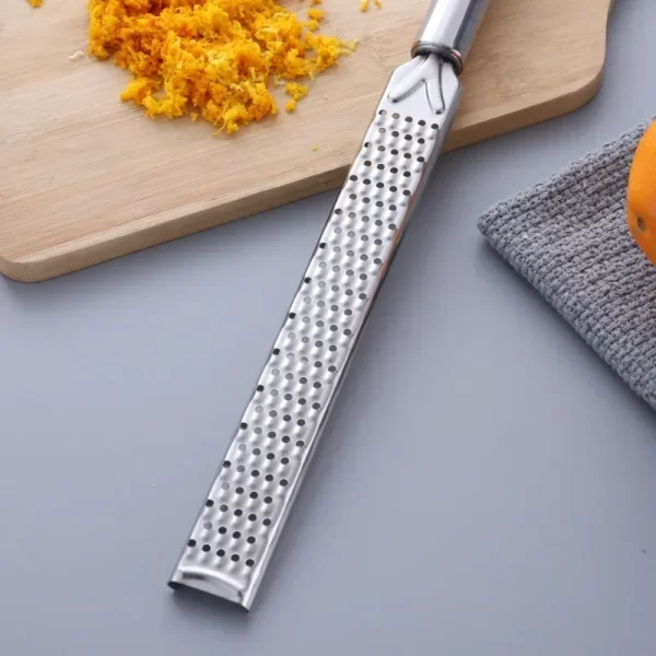Handheld Cheese Grinder Stainless Steel Garlic Grater Vegetable Fruit Grinder Lemon Zester Citrus Ginger - Image 10