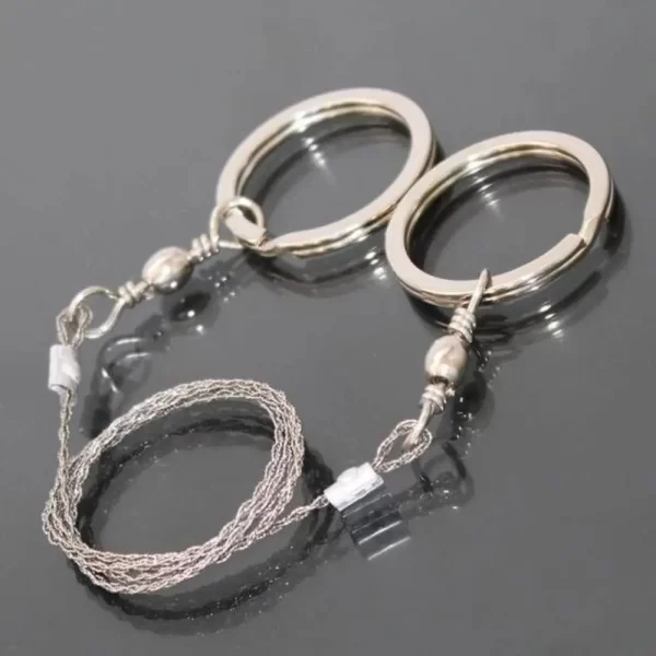 4-strand Stainless Steel Wire Saw with Handle Strong Outdoor Camping Survival Tool - Image 32