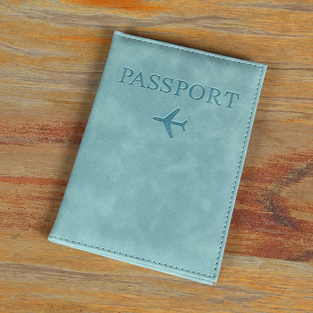 Lover The World Map Passport Cover Hot Stamping Simple Plane Women Men Travel Passport Case - Image 13