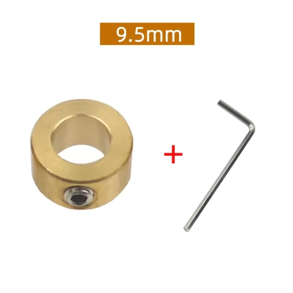 3-12mm Drill Bit Tools Brass Depth Stop Collars Ring Positioner Ring With Hex Wrench - Image 14