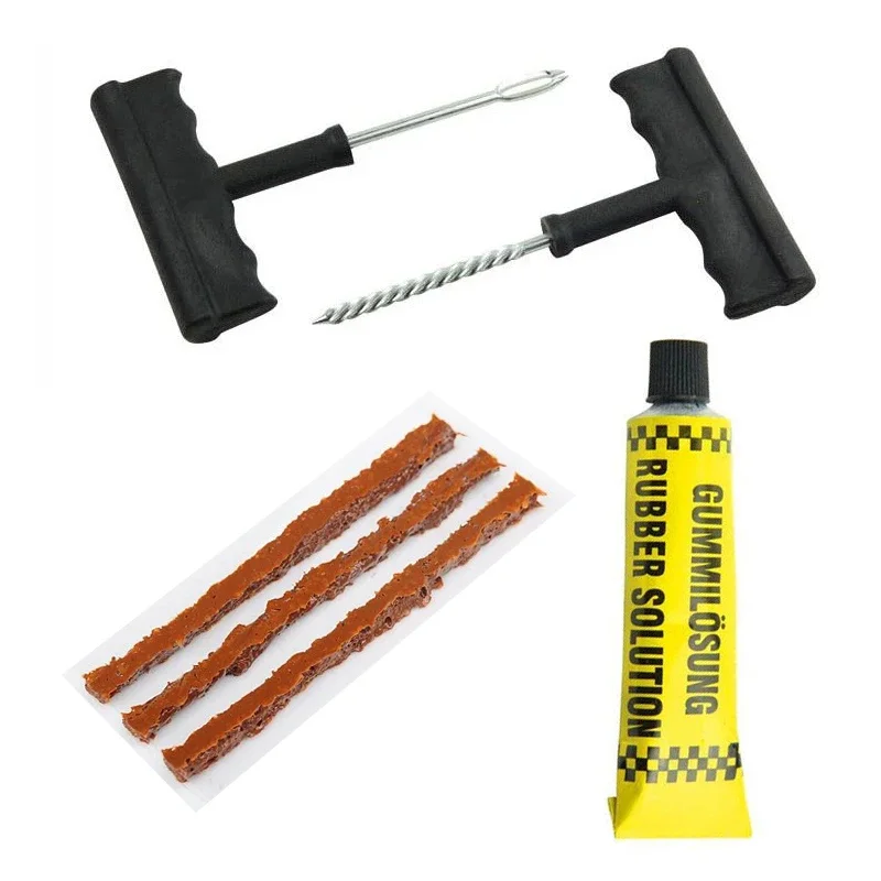 5-50Pcs Car Tire Repair Tool Kit with Rubber Strip Tubeless Tyre Puncture Studding Plug - Image 11