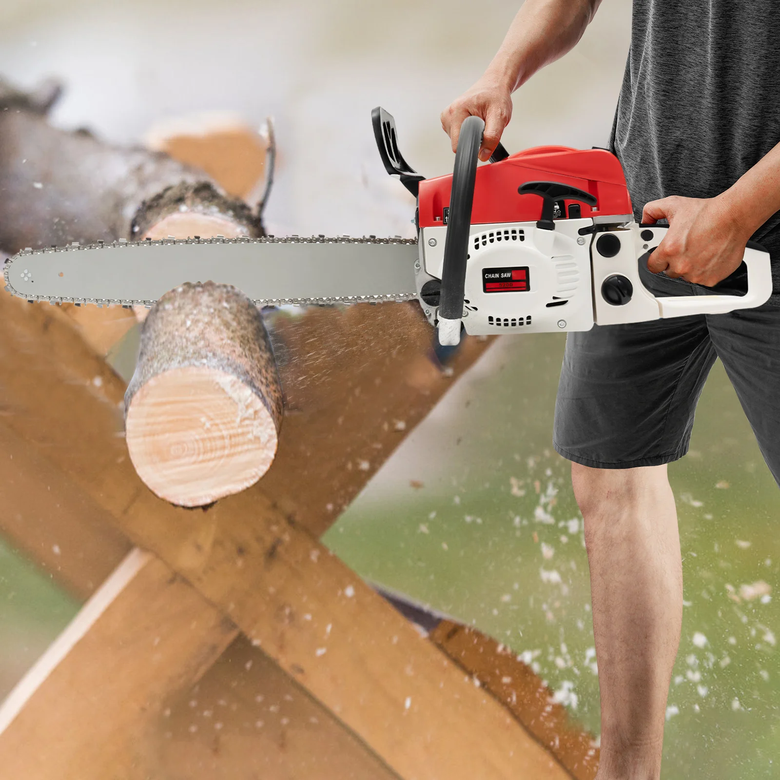 22Inch 52CC Gas-powered Chainsaw - Image 4