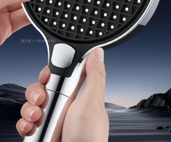 15CM Big Panel High Pressure Shower Head With Filter 3 Modes Large Flow Spray Nozzle Rainfall Shower - Image 30