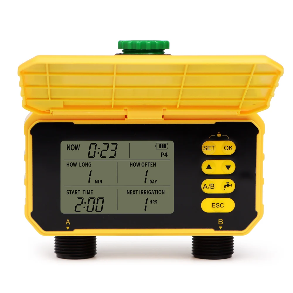 New 1/2 Outlets Solar Irrigation Timer Smart APP Control Automatic Irrigation System Outdoor Water Timer Garden Watering Tool - Image 8