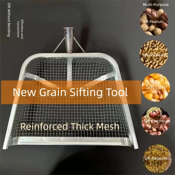 Essential Tool Metal Soil Sifting Mesh Heavy-Duty Easy Grip - Image 13