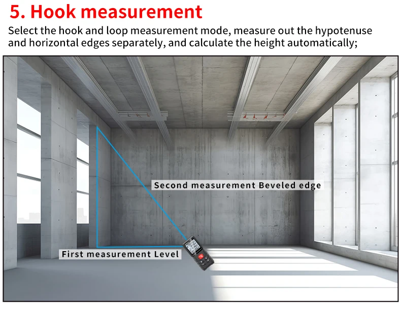 Snakol Laser Distance Meter 50m 70m 100m 120m Rangefinder Profesional Range Finder Digital Tape Measure - Image 23