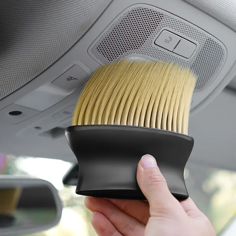 Dust Brush, Automotive Supplies, Dust Removal, Air Conditioning Vents, Soft Bristled Brush - Image 3