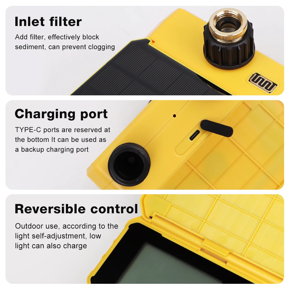 New 1/2 Outlets Solar Irrigation Timer Smart APP Control Automatic Irrigation System Outdoor Water Timer Garden Watering Tool - Image 16