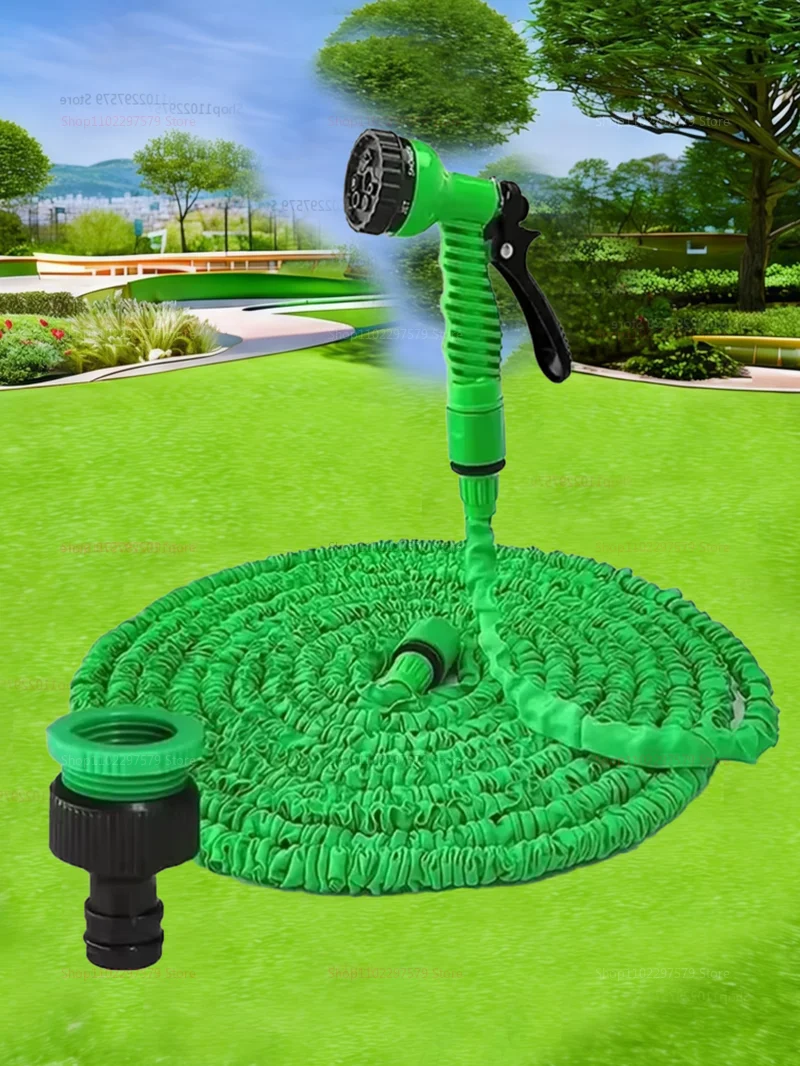 Retractable Magic Garden Hose High Pressure Car Wash Water Gun Watering Device - Image 12