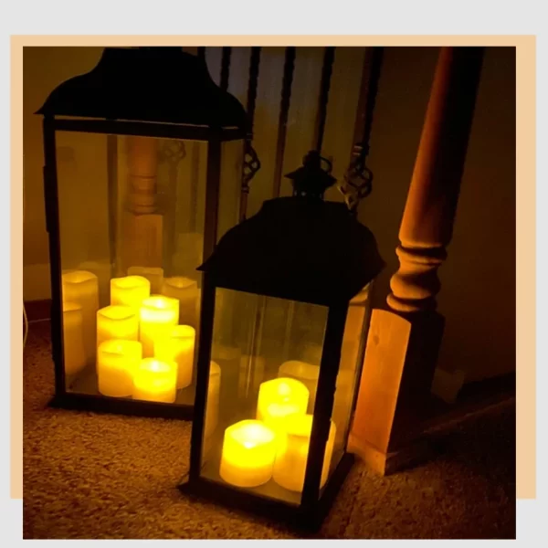 50/24PCS LED Simulation Candle with Switch Battery Tealights Candles Flameless Candle Warm Light - Image 5