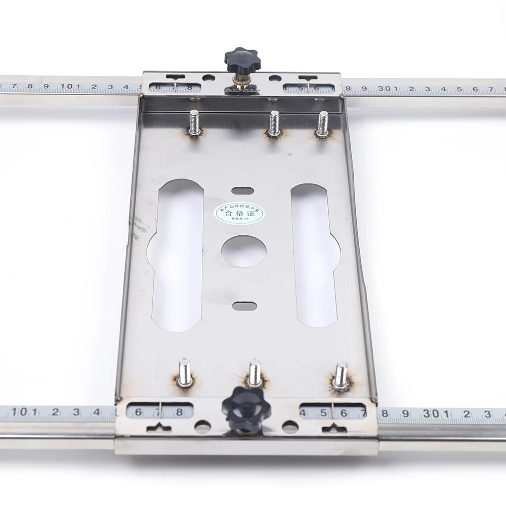 4 Inch Circular Saw Trimmer Machine Adjustable Angle and Depth Edge Guide Positioning Frame Cutting Board Tool Stainless Steel - Image 8