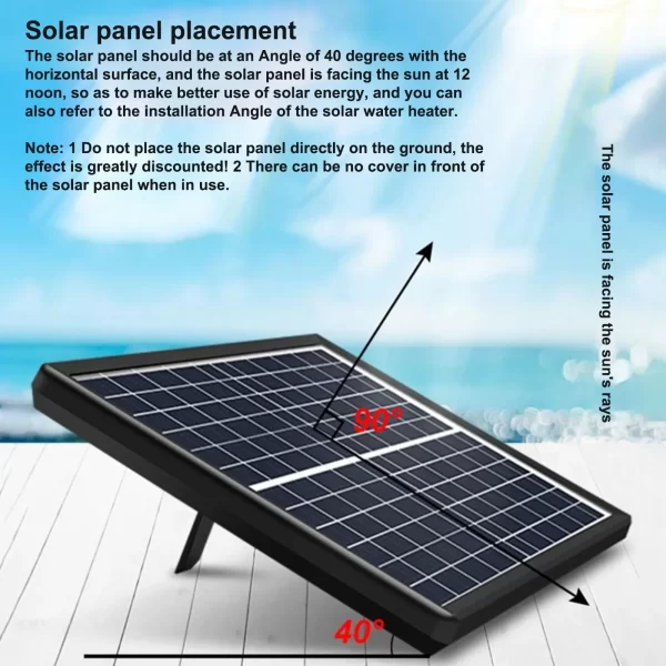 10W 9V Solar Powered Water-Pump Set with Filter 5V Circulating Fish Pond Filtrations Oxygen Submersible Pumps Solar Controllers - Image 11