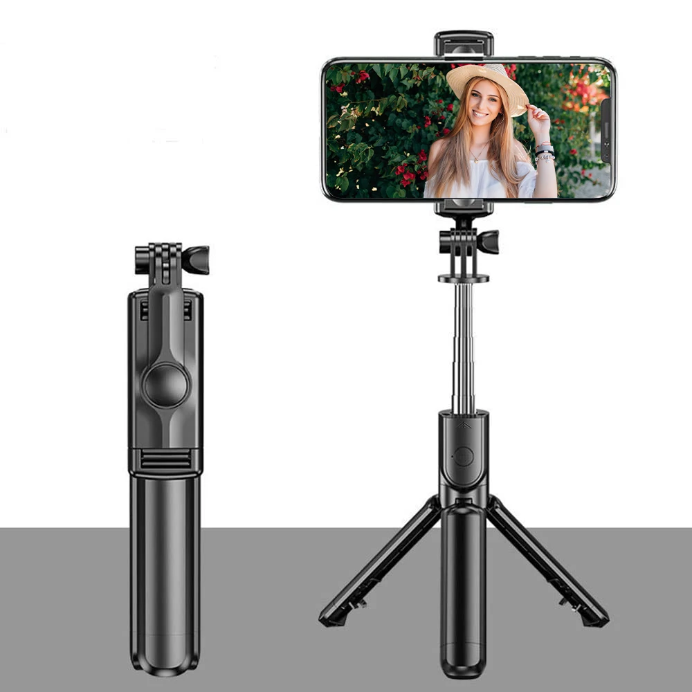 Portable Wireless Selfie Stick Extendable Tripod Stand With Bluetooth Remote for iPhone Android Vlog Live Streaming Bracket - Image 9