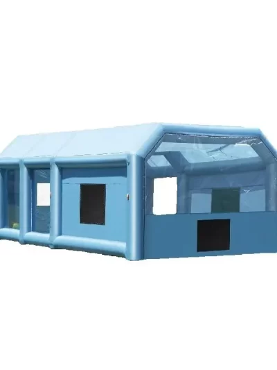 SucceBuy Inflatable Paint Booth Inflatable Spray Booth with Powerful Blowers and Air Filter System