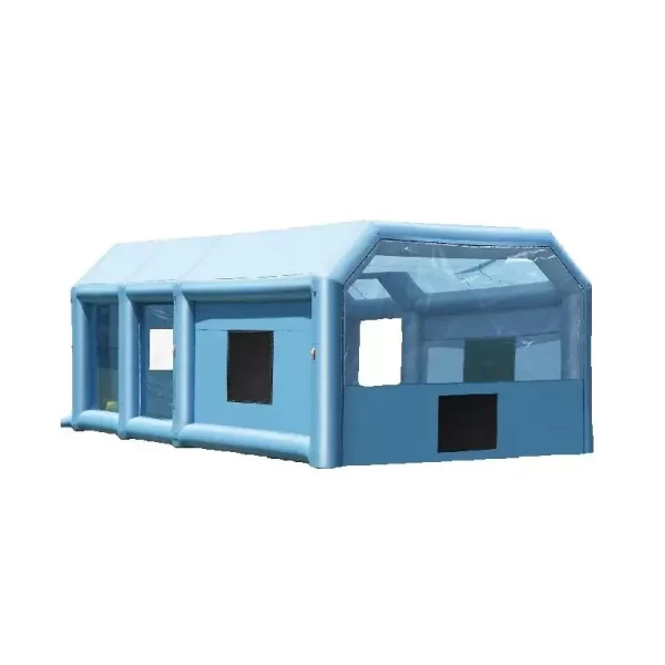 SucceBuy Inflatable Paint Booth Inflatable Spray Booth with Powerful Blowers and Air Filter System