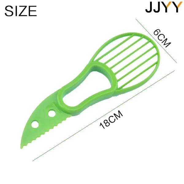 JJYY 3 In 1 Avocado Slicer Shea Corer Butter Fruit Peeler Cutter Pulp Separator - Image 15