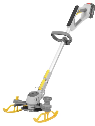 600W Cordless Grass Trimmer Battery Powered Edger Mini-Mower for Lawn Care and Yard Work