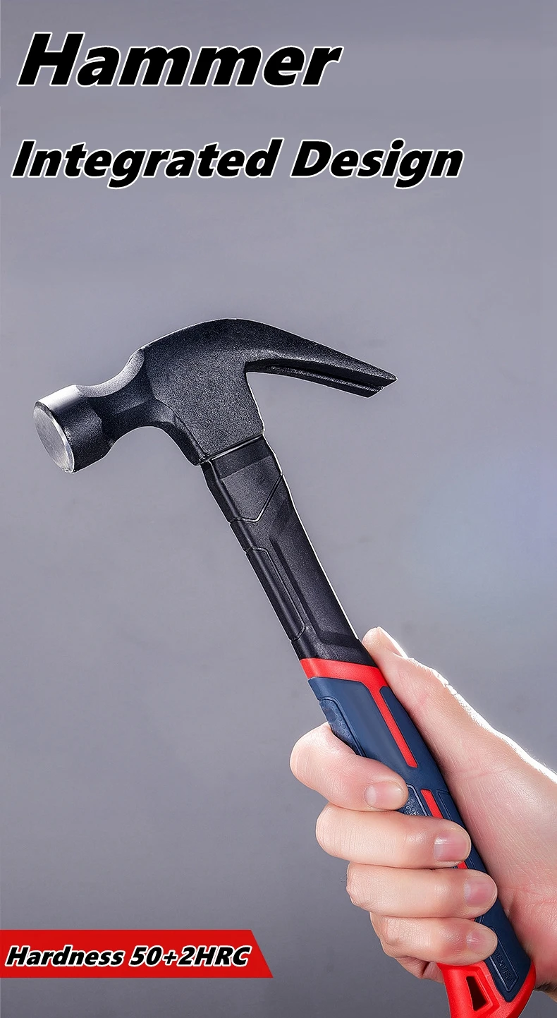 Multifunctional Claw Hammer Ramshorn Nail Hammer Engineering Handle Lightweight - Image 3