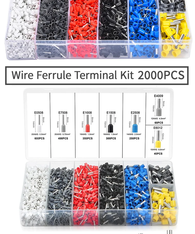 Crimping Pliers Ferrule Sleeves Tubular Terminal Tools HSC8 6-4 10-6 16-6 Wire Crimper Household Electrical Sets Terminal - Image 24