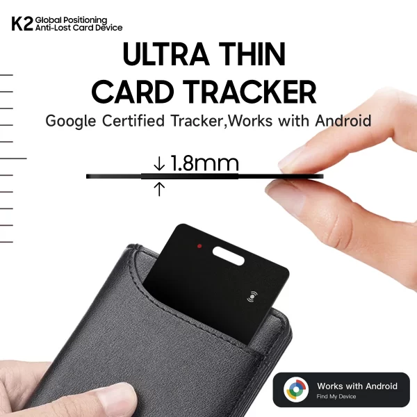 Wallet Tracker Card Wireless Charging Tracking Location Gps Locator Smart Tag For Android - Image 6