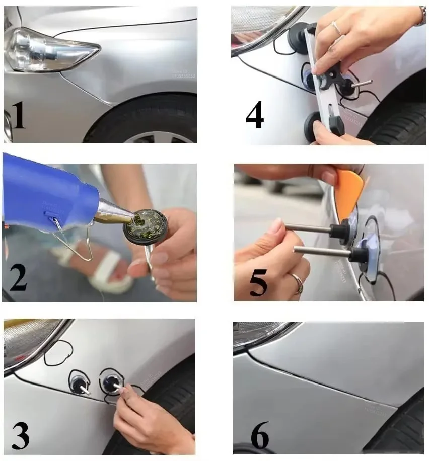 Car Dent Zoposon Repair Tools EU/US Glue Gun Paintless Dent Repair Kit Automotive Dent Remover - Image 6