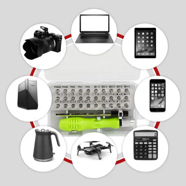 32 In 1 Screwdriver Set Precision Mini Magnetic Multifunction Manual Kit for Mobile Phone Computer Electronic Repair Tool - Image 6